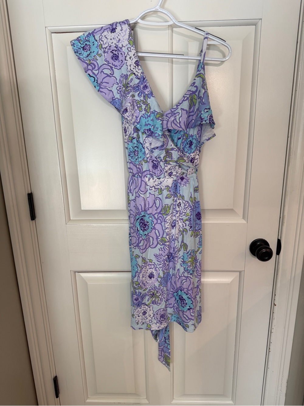 NWT! Lilly Pulitzer Asher Dress in let it gogh One Shoulder 25691 - Picture 3 of 12